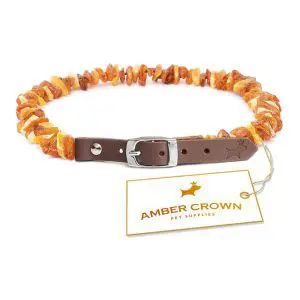 Amber Crown Organic Flea + Tick Collar- 18-19.5"