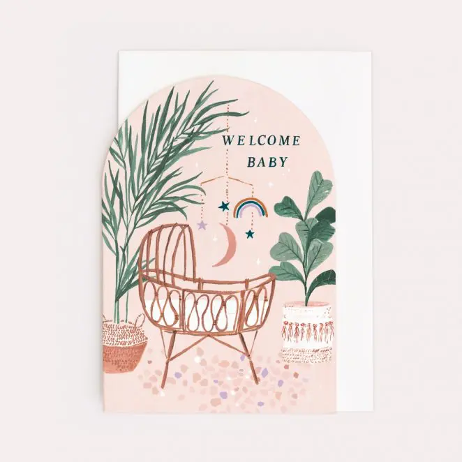 Sister Paper Co. Card in Welcome Baby