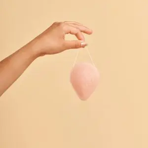 BKIND Konjac Facial Sponge in Rose Flower