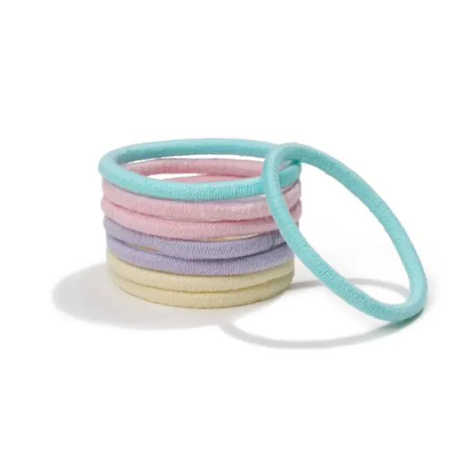 KOOSHOO Plastic Free Round Mondo Hair Ties in Pastel Blooms - Image 3