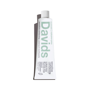 Davids Natural Toothpaste in Sensitive + Whitening- Travel Size