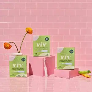 Viv for your V Organic Cotton Tampons in Regular