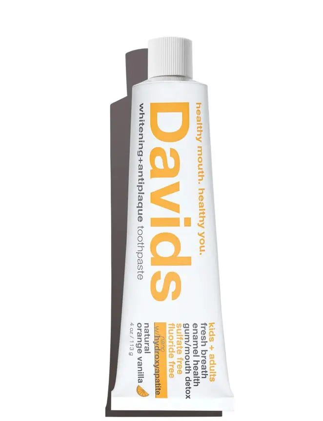 Davids Natural Toothpaste in Orange Vanilla