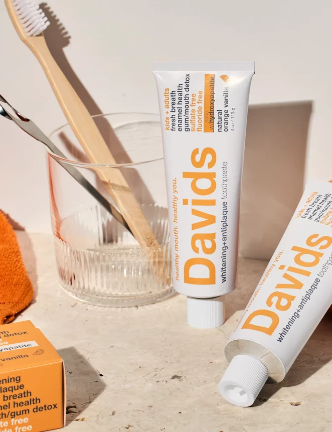 Davids Natural Toothpaste in Orange Vanilla - Image 2